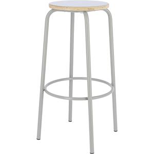 Barkruk PARIS, zithoogte 750 mm, taupe