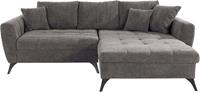 Andas Ecksofa »Lörby«, auch mit Aqua clean-Bezug, feine Steppung im Sitzbereich, lose Kissen