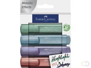 Faber Castell Markeerstiften Metallic 15,5 Cm Groen 4 Stuks