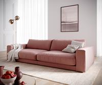 DELIFE Bigsofa Cubico 290x120 cm Flachgewebe Orange