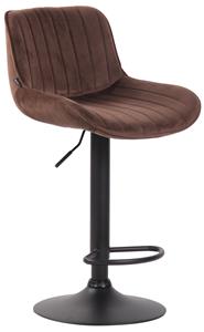KantoormeubelenPlus Barkruk Mandal Velvet Z, Bruin