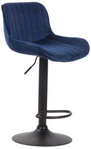 KantoormeubelenPlus Barkruk Mandal Velvet Z, Blauw