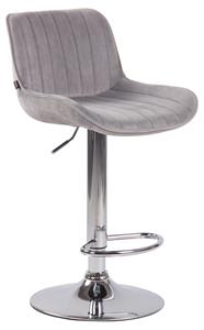 KantoormeubelenPlus Barkruk Mandal Velvet C, Grijs