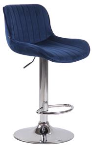 KantoormeubelenPlus Barkruk Mandal Velvet C, Blauw