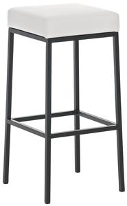KantoormeubelenPlus Barkruk Helsinki Kunstleer B80, Wit