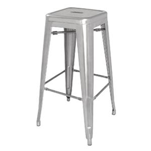 Bolero Bistro gegalvaniseerd stalen barkruk (4 stuks) - 4