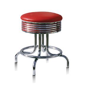 Fiftiesstore Bel Air Barkruk BS-28-48 Rood