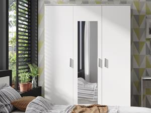Mobistoxx Kledingkast SAMMOU 3 deuren 150 cm beton/wit