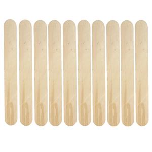 Trendoz 100x naturel hobby knutsel houtjes/ijslollie stokjes 20 x 2,5 cm -