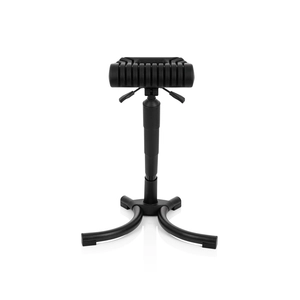Hjh OFFICE TOP Work 33 - Werkstoel / werkkruk/ verhoogde bureaustoel, Hardschuim, Zwart
