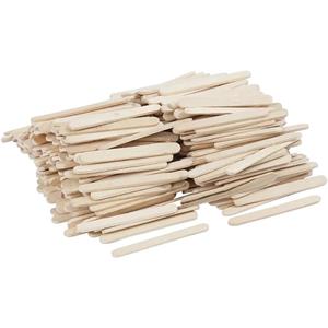 Trendoz 800x naturel hobby knutsel houtjes/ijslollie stokjes 55 x 6 mm -