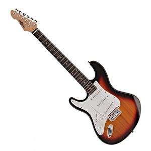 Gear4Music LA Linkshandige Gitaar van  Sunburst