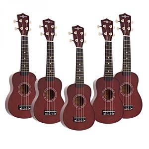 Gear4Music Ukulele van  Pakket van 5