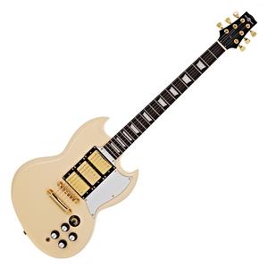 Gear4Music Brooklyn Select Electric Guitar by  Ivory - Nearly New