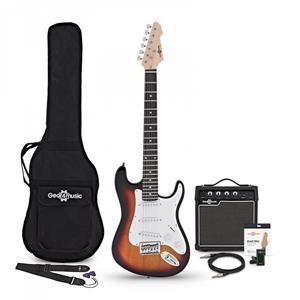 Gear4Music 3/4 LA Elektrische Gitaar + Versterkerpakket Sunburst