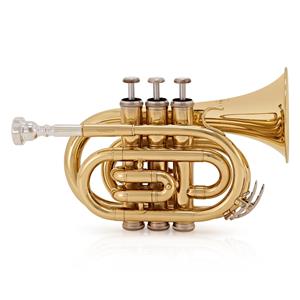 Pocket Trompet van  goud