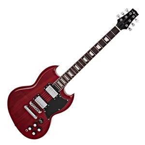 Gear4Music Brooklyn Elektrische Gitaar van  Rood