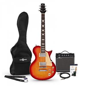 Gear4Music New Jersey Elektrische Gitaar + 15 W Versterkerpakket Sunburst