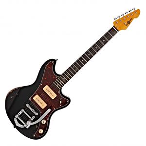 Gear4Music Seattle Select Legacy Elektrische Gitaar van  Vintage Black