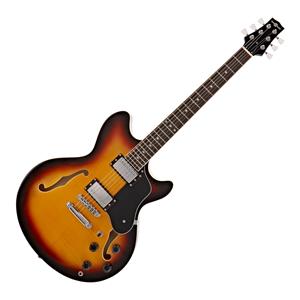 Gear4Music San Francisco Semi-Akoestische Gitaar van  Sunburst