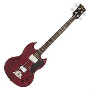 Vintage VS4 Reissued Bass Cherry Red - Nearly New