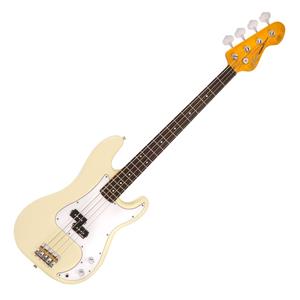 Vintage V4 Reissued Bass  White