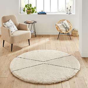LA REDOUTE INTERIEURS Rond tapijt in berber stijl, Luna