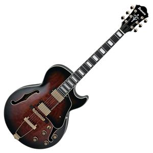 Ibanez AG95QA Artcore Expressionist Dark Brown Sunburst