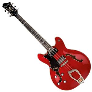 Hagström Viking Left Handed Wild Cherry Trans