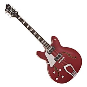Hagström Super Viking Left Handed Wild Cherry