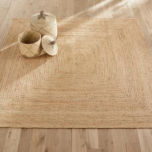AM.PM Vierkant tapijt in jute, Hempy