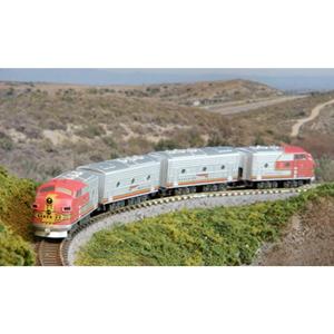 Rokuhan 7297642 Z Shorty EMD F7 ATSF 2 Car Set ATSF