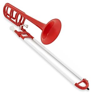 Gear4Music playLITE Hybride Trombone van  Rood