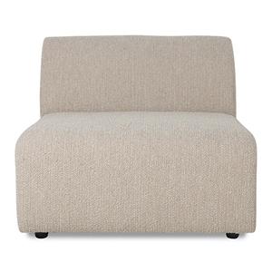 HKliving Elementbank Jax midden taupe bouclé