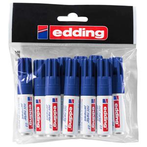 Edding Permanentmarker edding mini 0.5 VE=10 Stück blau