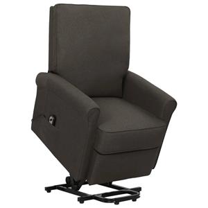 VidaXL Sta-op-stoel Verstelbaar Stof Taupe