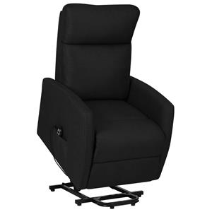 VidaXL Sta-op-stoel Verstelbaar Stof Zwart