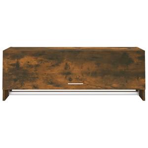 vidaxl Kledingkast 100x32,5x35 cm bewerkt hout gerookt eikenkleurig