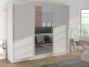 Mobistoxx Kledingkast DARCY 3 schuifdeuren wit