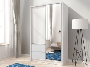 Mobistoxx Kast SARATOS 3 deuren 2 lades 130 cm wit
