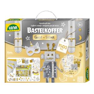 Lena Knutselkoffer Jumbo Goud & Zilver 1500 stuks