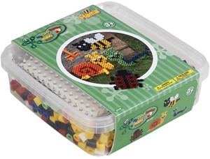 Hama Bügelperlen maxi + Stiftplatte , Krabbeltiere, , in Box