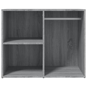 vidaXL Fächerschrank Kleiderschrank Grau Sonoma 80x40x65 cm Holzwerkstoff (1-St)