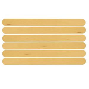 Henbrandt Houten knutselstokjes/ijsstokjes 2x50 stuks naturel 11 cm -