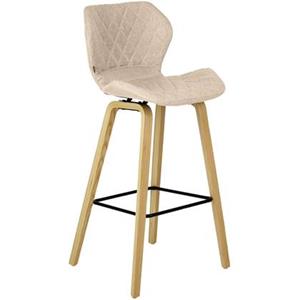 CLP Barhocker Austin Stoff Creme