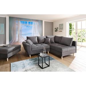 Home affaire Ecksofa "Rice", incl. Hocker, mit Federkern