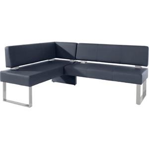 Home affaire Hoekbank RAB in 2 breedten (180 of 200 cm), bekleding in verschillende kwaliteiten, frame gepoedercoat in chroom-look