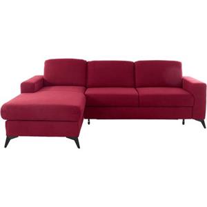 Places of Style Hoekbank Lolland L-vorm Naar keuze met slaapfunctie en bedkist, binnenvering