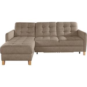 exxpo - sofa fashion Hoekbank Elio, compact en comfortabel, handig en tijdloos design, L-vorm