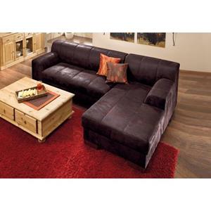 Home affaire Ecksofa "Falk", mit Federkern und wahlweise mit Bettfunktion